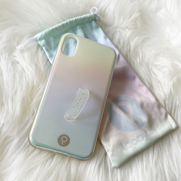 𝅺LOOPY Case Iridescent iPhone X Case - Picture 1 of 3